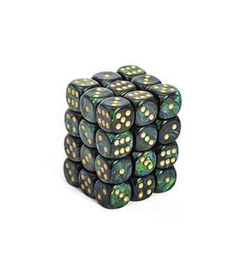 36d6 Dice Block (12mm): Scarab (Assorted Colours)