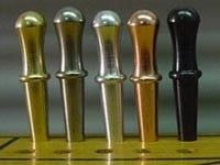 Small Metal Cribbage Pegs - 3/32" (Brass, Stainless, Aluminum, Copper, Black)