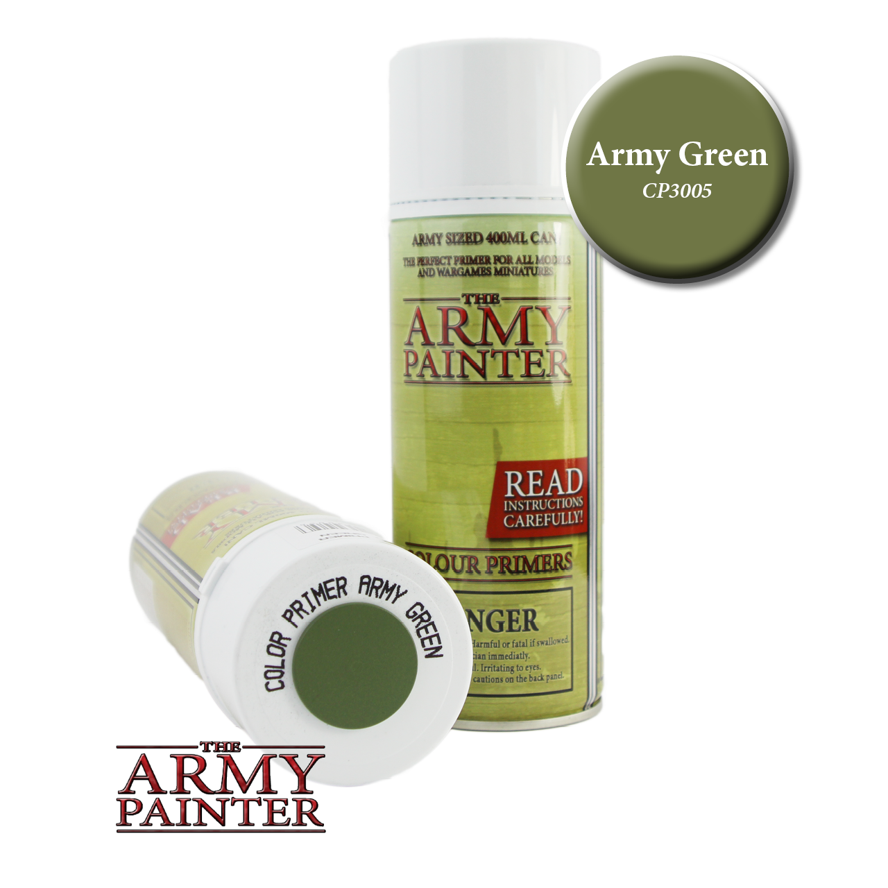 Colour Primer Spray (400 mL) - Army Green