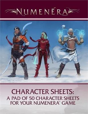 Numenera RPG Character Sheets