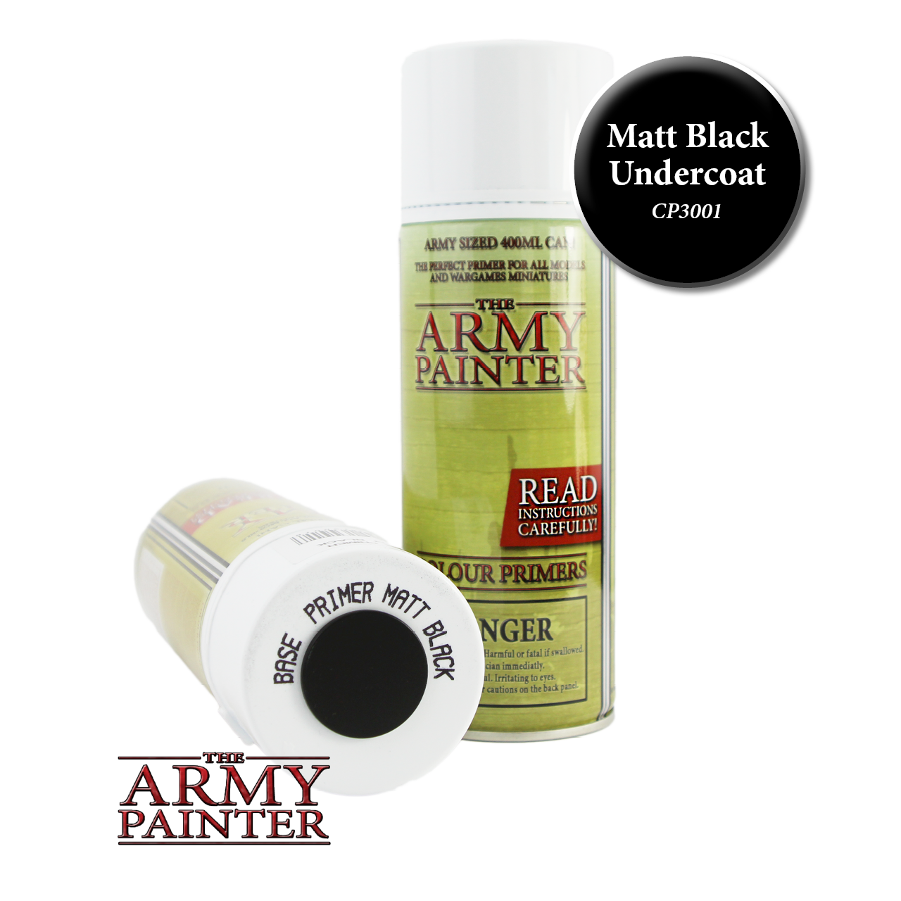 Colour Primer Spray (400 mL) - Matte Black Undercoat