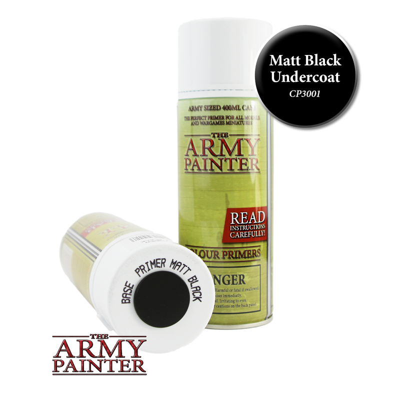 Colour Primer Spray (400 mL) - Matte Black Undercoat