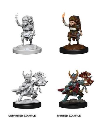 Nolzur's Marvelous Miniatures: Halfling Fighter Female