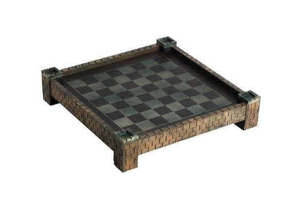 Chessboard 17&quot; - Wooden Fortress