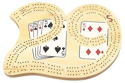 Classic "29" Wooden Cribbage Board (Large) By Autruche