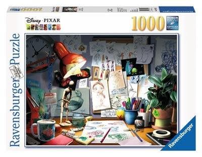 1000 pcs - Pixar: The Artist&#39;s Desk