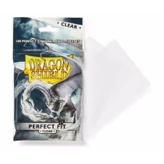 Sleeves - 63x88mm - Dragon Shield - 100/pk - Perfect Fit - Clear