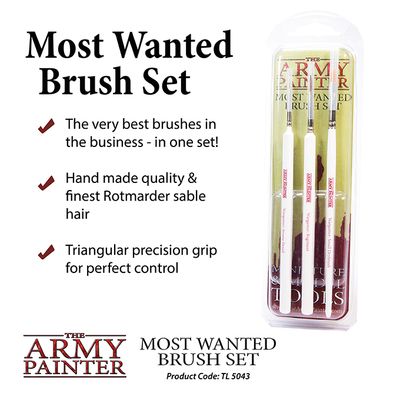 Brush - Wargamer Series: Most Wanted Brush Set