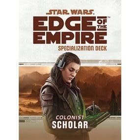 Star Wars RPG Edge of the Empire Colonist Scholar Specialization Deck