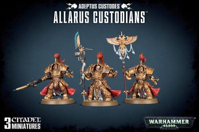 Warhammer 40K: Adeptus Custodes - Allarus Custodians