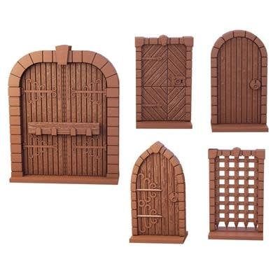 Terrain Crate Environment Miniatures Dungeon Doors 15 pcs
