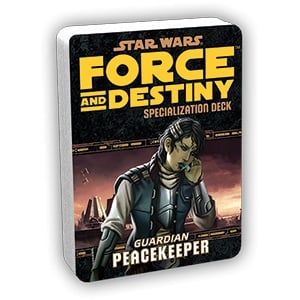Star Wars RPG Force and Destiny Guardian Peacekeeper Specialization Deck