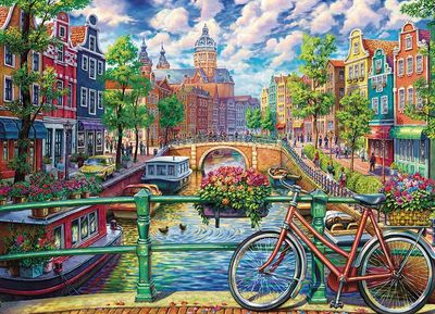 1000 pcs - Amsterdam Canal