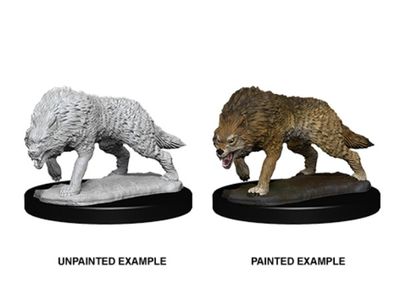 Pathfinder Deep Cuts Miniatures: Timber Wolf