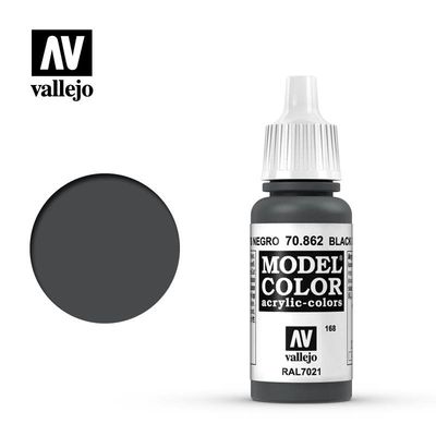 Vallejo Model Color Acrylic Paint Black Grey 17mL