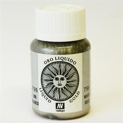 Vallejo Alcohol Based Paint Liquid White Gold 17mL