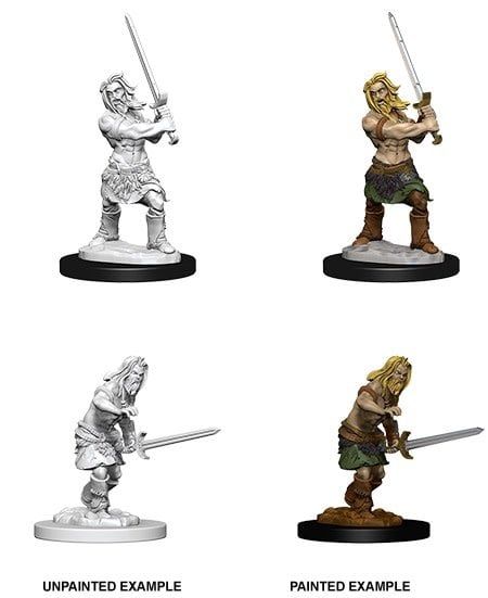 Pathfinder Deep Cuts Miniatures: Human Barbarian Male