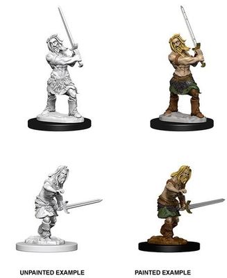 Pathfinder Deep Cuts Miniatures: Human Barbarian Male