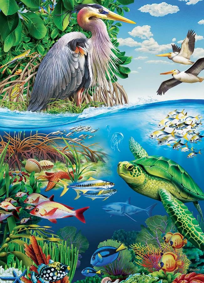 350 pcs - Earth Day (Family Puzzle)