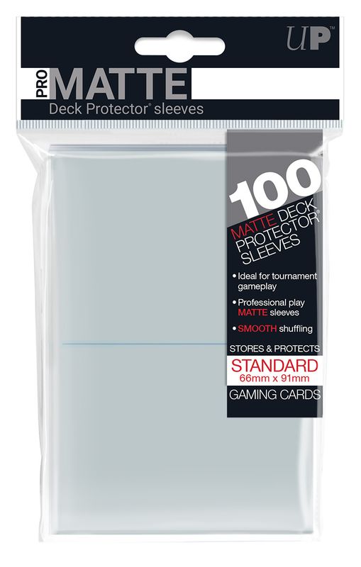 Sleeves - 66x91mm - Ultra Pro - 100/pk - Matte - Clear