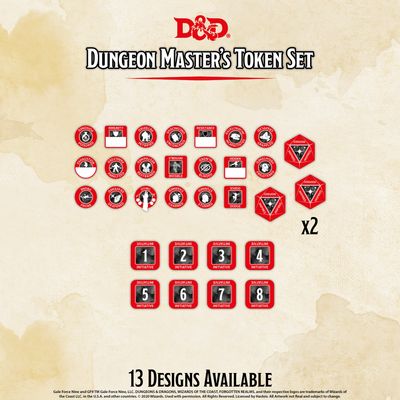 Dungeons &amp; Dragons 5E: Character Token Sets