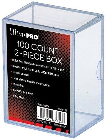 Card Box 2 Piece - 100 Count