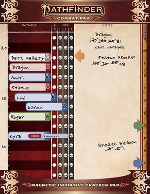 Pathfinder RPG 2E Combat Pad