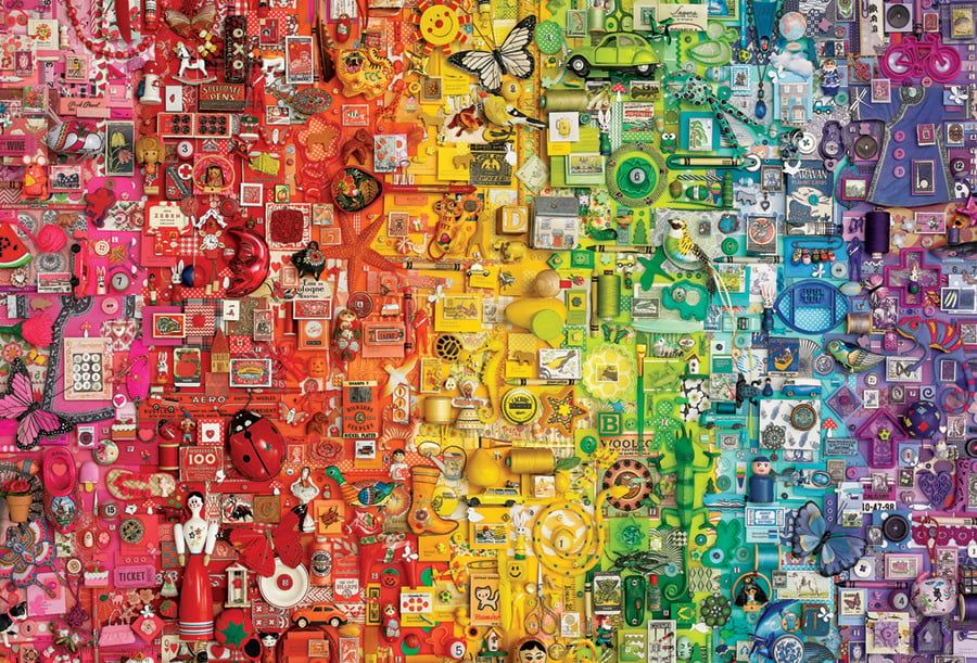 2000 pcs - Rainbow