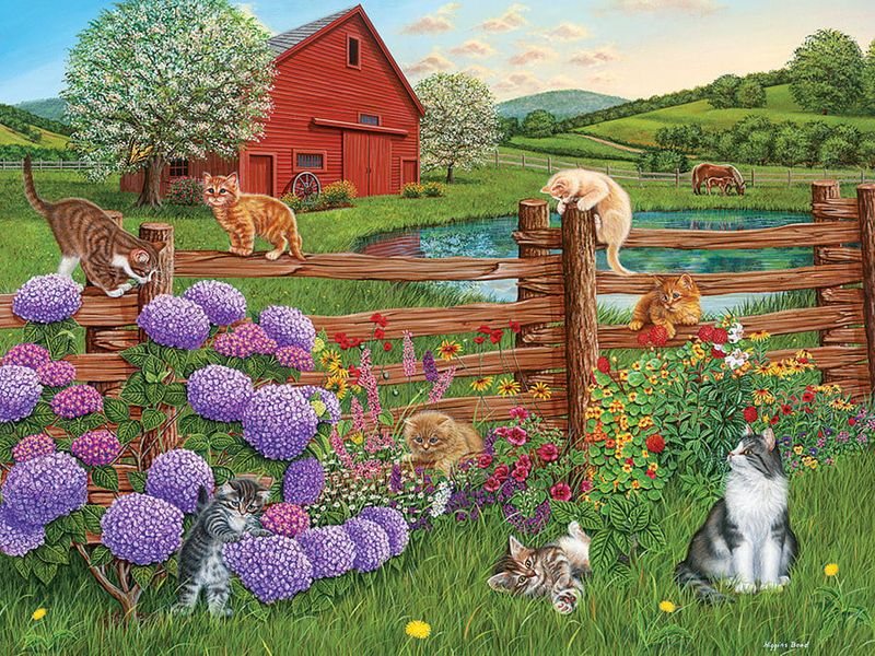 275 pcs - Farm Cats (Easy Handling)