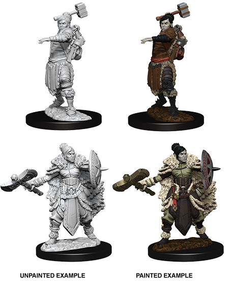 Nolzur&#39;s Marvelous Miniatures: Half-Orc Barbarian Female