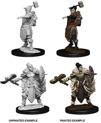 Nolzur&#39;s Marvelous Miniatures: Half-Orc Barbarian Female