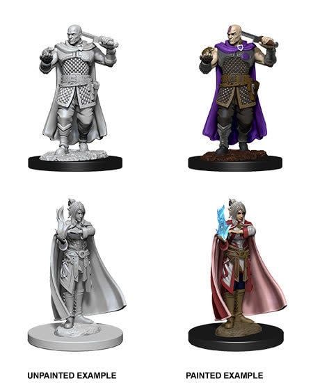 Nolzur's Marvelous Miniatures: Human Ranger &amp; Moon Elf Sorcerer