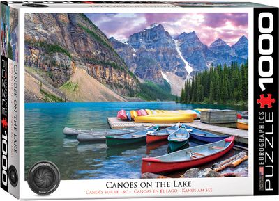 1000 pcs - Canoes on the Lake