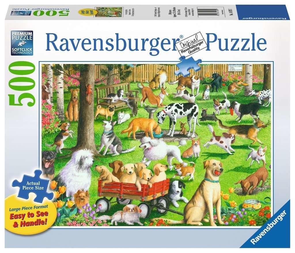 500 pcs - At the Dog Park (Large Piece Format)