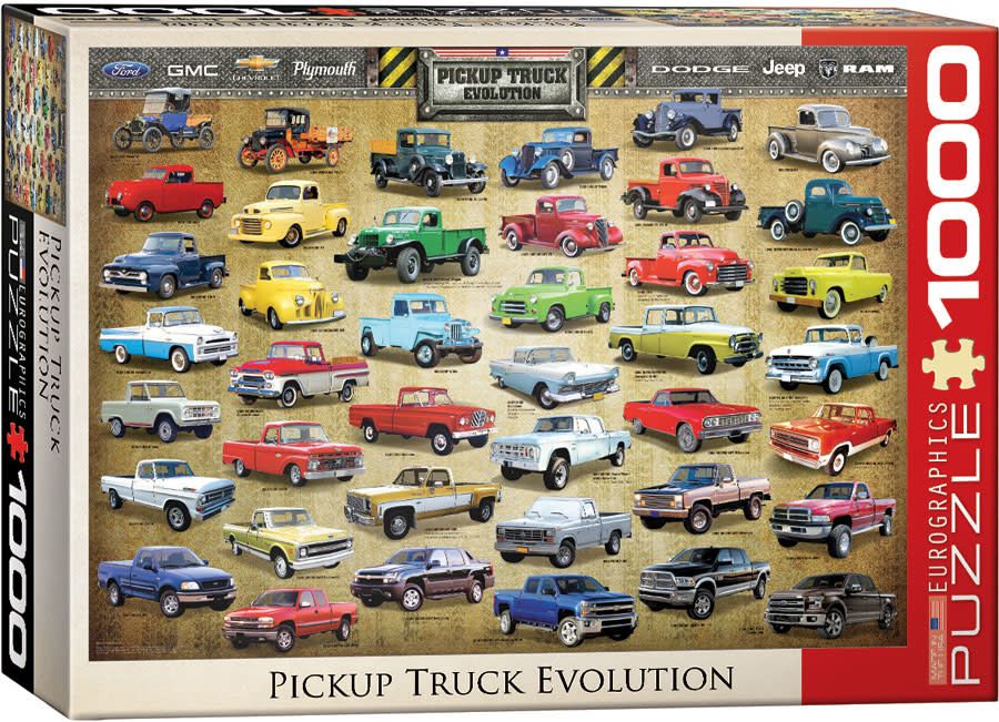 1000 pcs - Pick-Up Truck Evolution