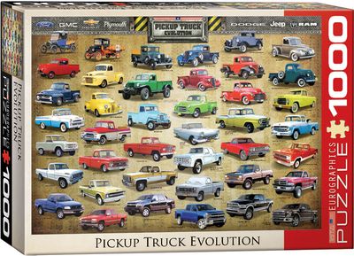 1000 pcs - Pick-Up Truck Evolution
