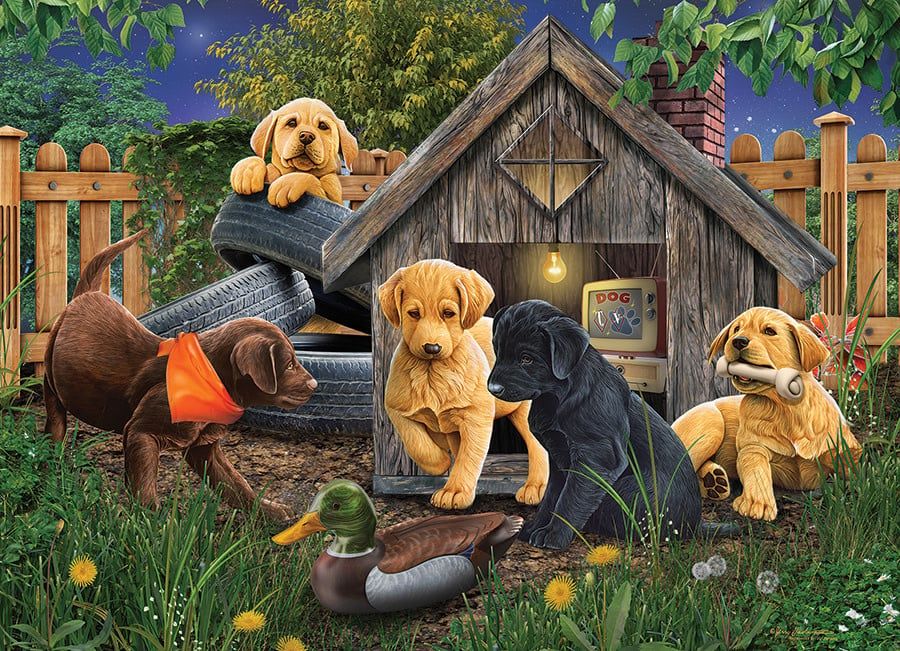 1000 pcs - In the Doghouse