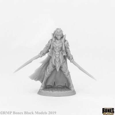 Bones Black: Dark Elf Elite Captain