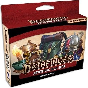 Pathfinder RPG 2E Adventure Gear Deck