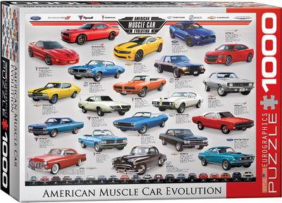 1000 pcs - American Muscle Car Evolution