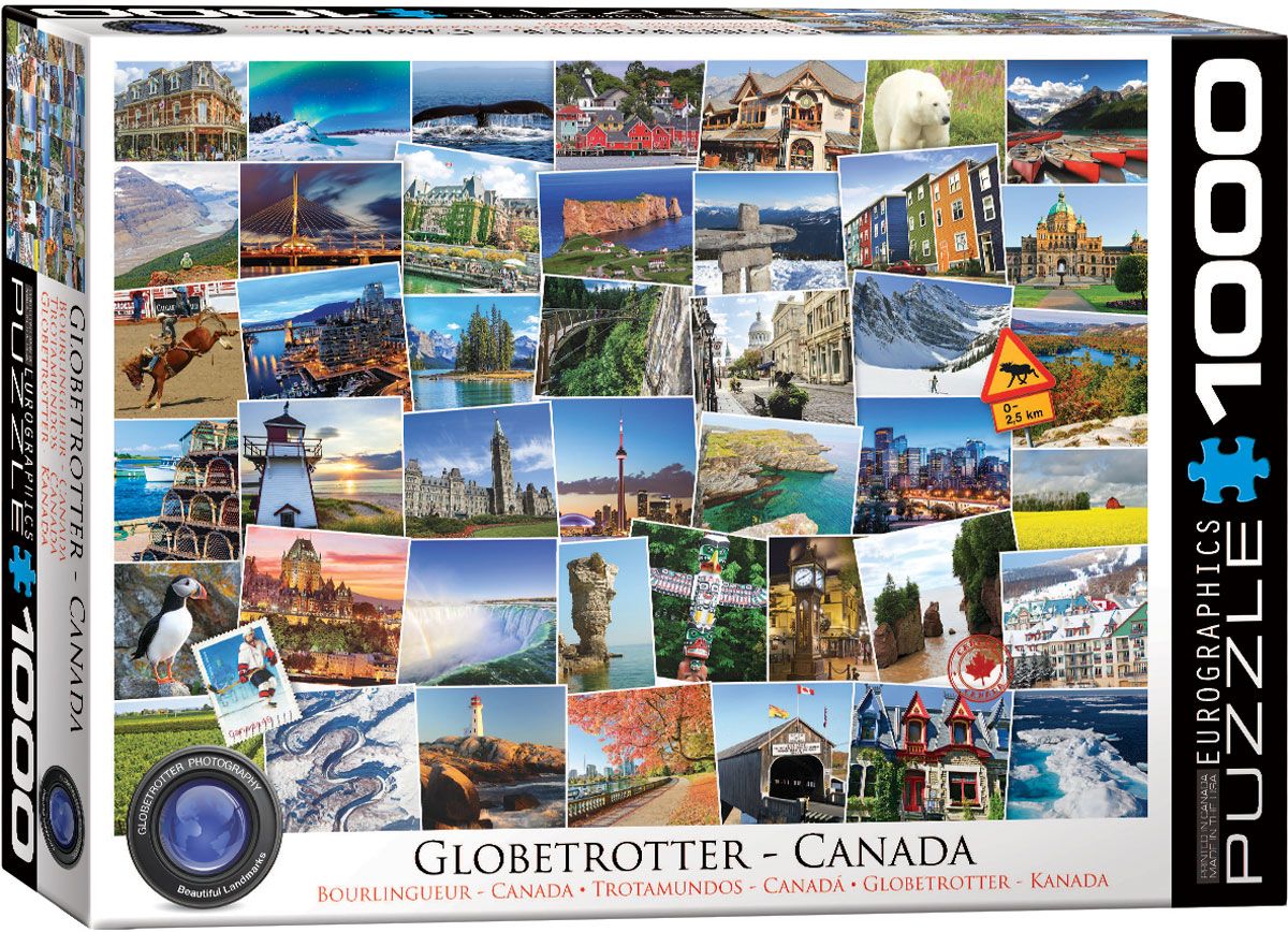 1000 pcs - Globetrotter: Canada