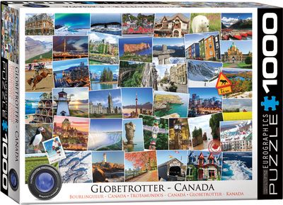 1000 pcs - Globetrotter: Canada