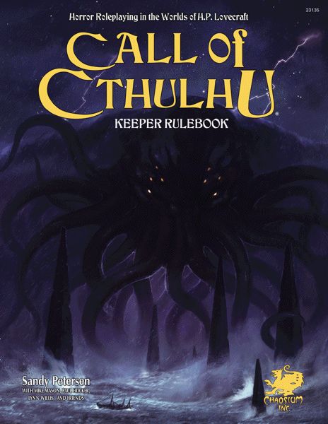 Call of Cthulhu RPG 7th Edition Keeper Rulebook