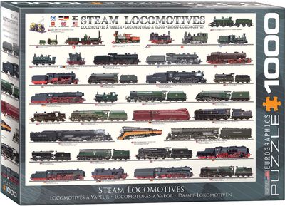 1000 pcs - Steam Locomotives