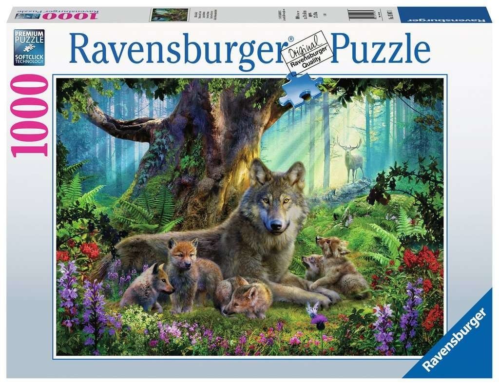 1000 pcs - Wolves in the Forest