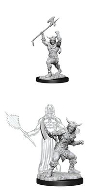 Wizkids Primed Miniatures - Hero - Human Barbarian Male (90007)