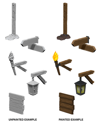 Pathfinder Deep Cuts Miniatures: Signs &amp; Lights