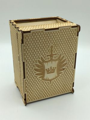 Wooden Dice Tower - Single Piece Folding