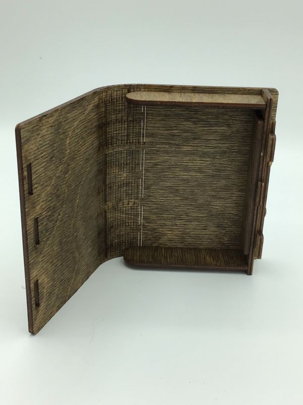 Wooden D&amp;D Spell Card Box