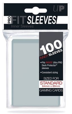 Sleeves - 64x89mm - Ultra-Pro - 100/pk - Clear (Standard Pro-Fit)